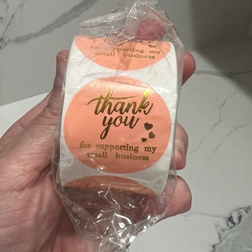 🔴 (NEW) New Foil Thank You Cards Set